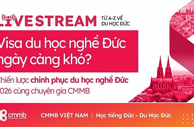 Sự kiện Livestream Giải mã du học nghề Đức 2026: Cơ hội hay thách thức?